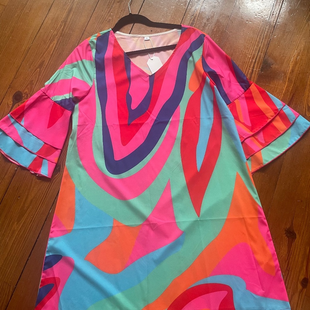 Colorful new dress